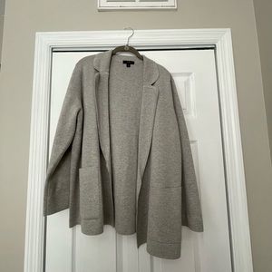 J Crew Gray Sweater Blazer
